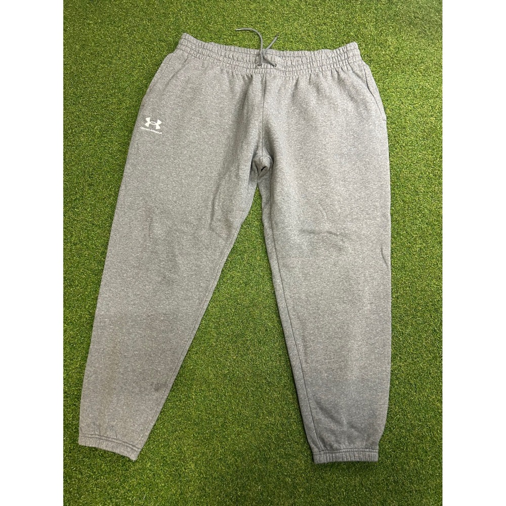 Under Armour Mens 3XLT Rival Fleece Sweatpants Gray Joggers Tall 3EGA